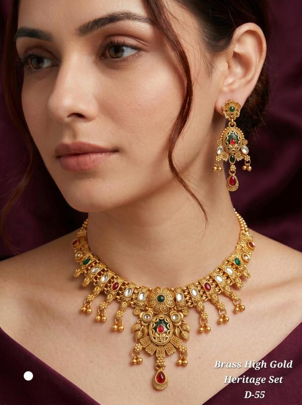 Harss high gold heritage set D 55 Artificial jewellery manufacturers in Gujarat